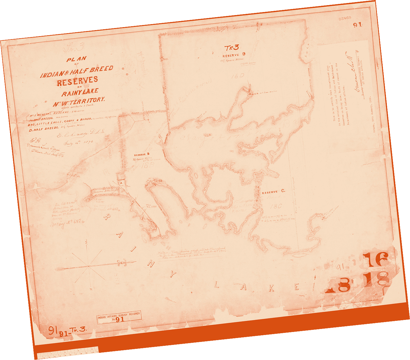 Map des réserves autochtones