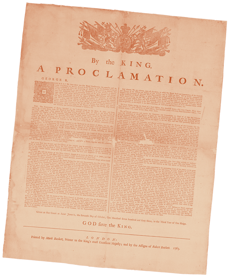 Proclamation Royale de 1763